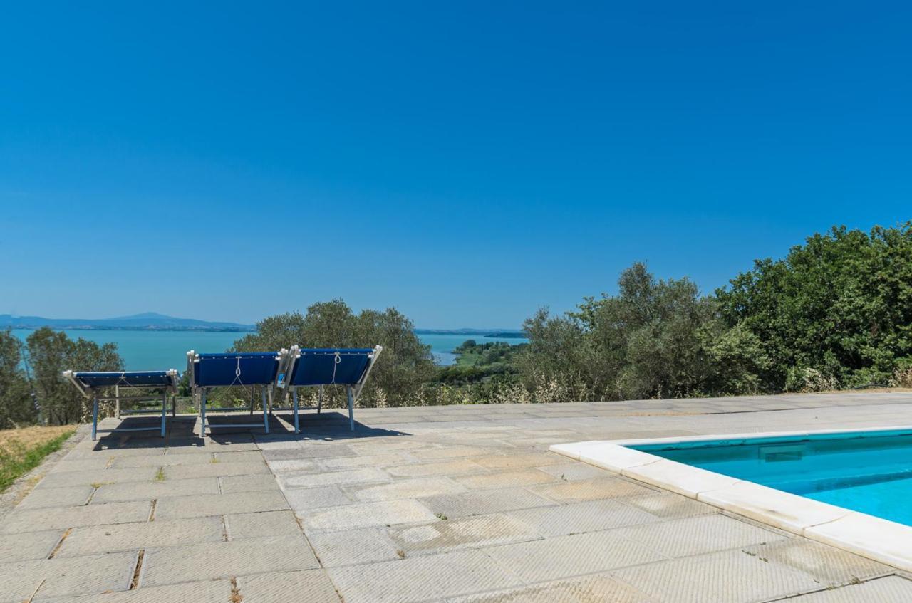 Poloturisticoumbria Rustico Con Piscina Vista Lago 파시냐노술트라시메노 외부 사진